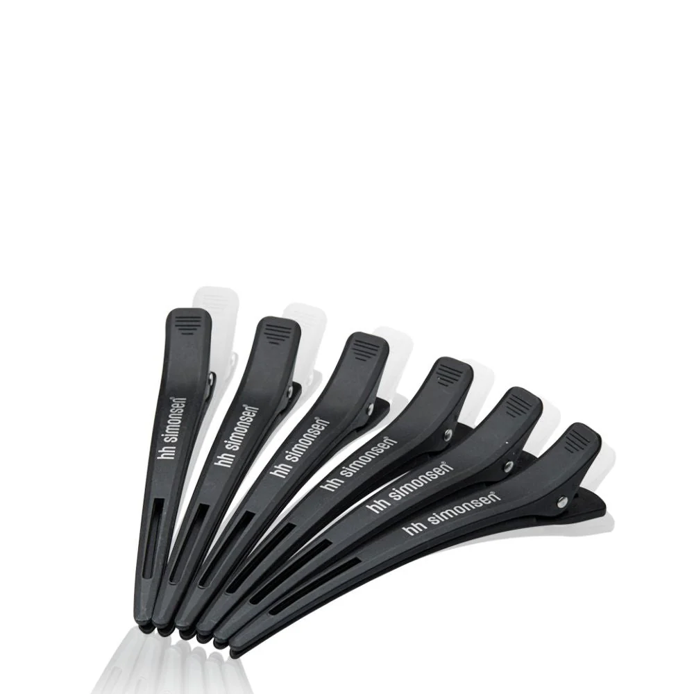 HH Simonsen Carbon Clips, Sort 6 stk