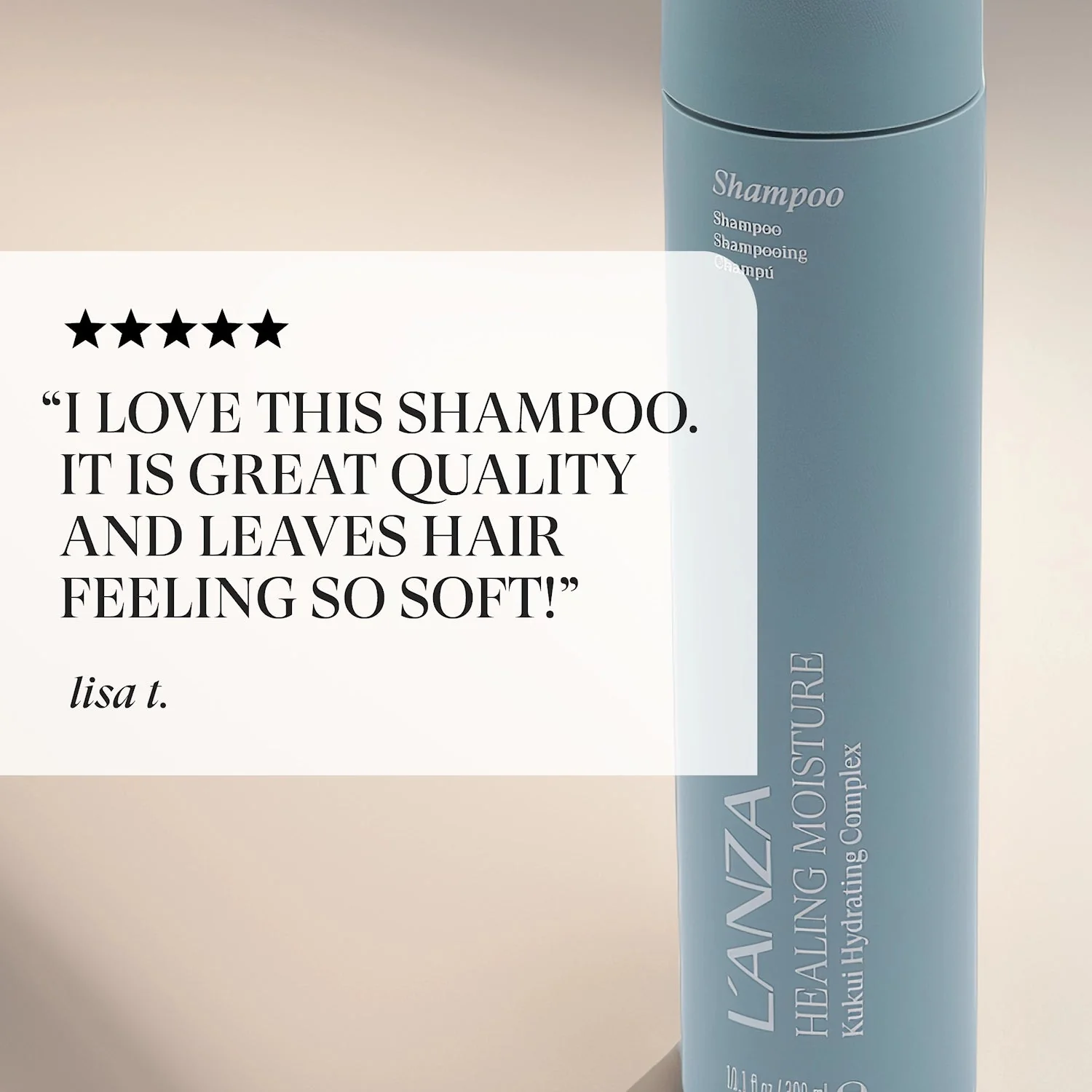 Lanza Healing Moisture Shampoo 950 ml - Image 3
