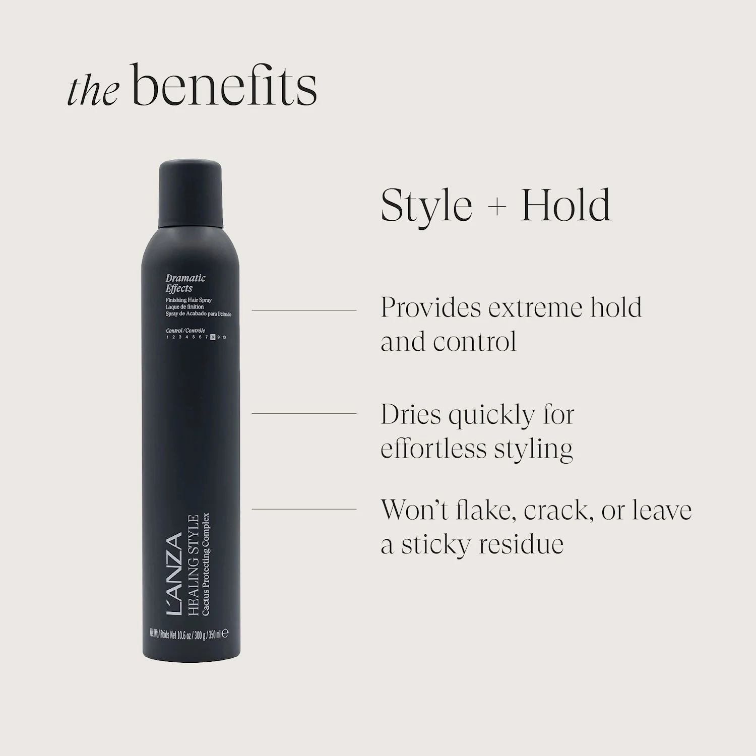 Lanza Healing Style Dramatic Effects Spray 350 ml - Image 4