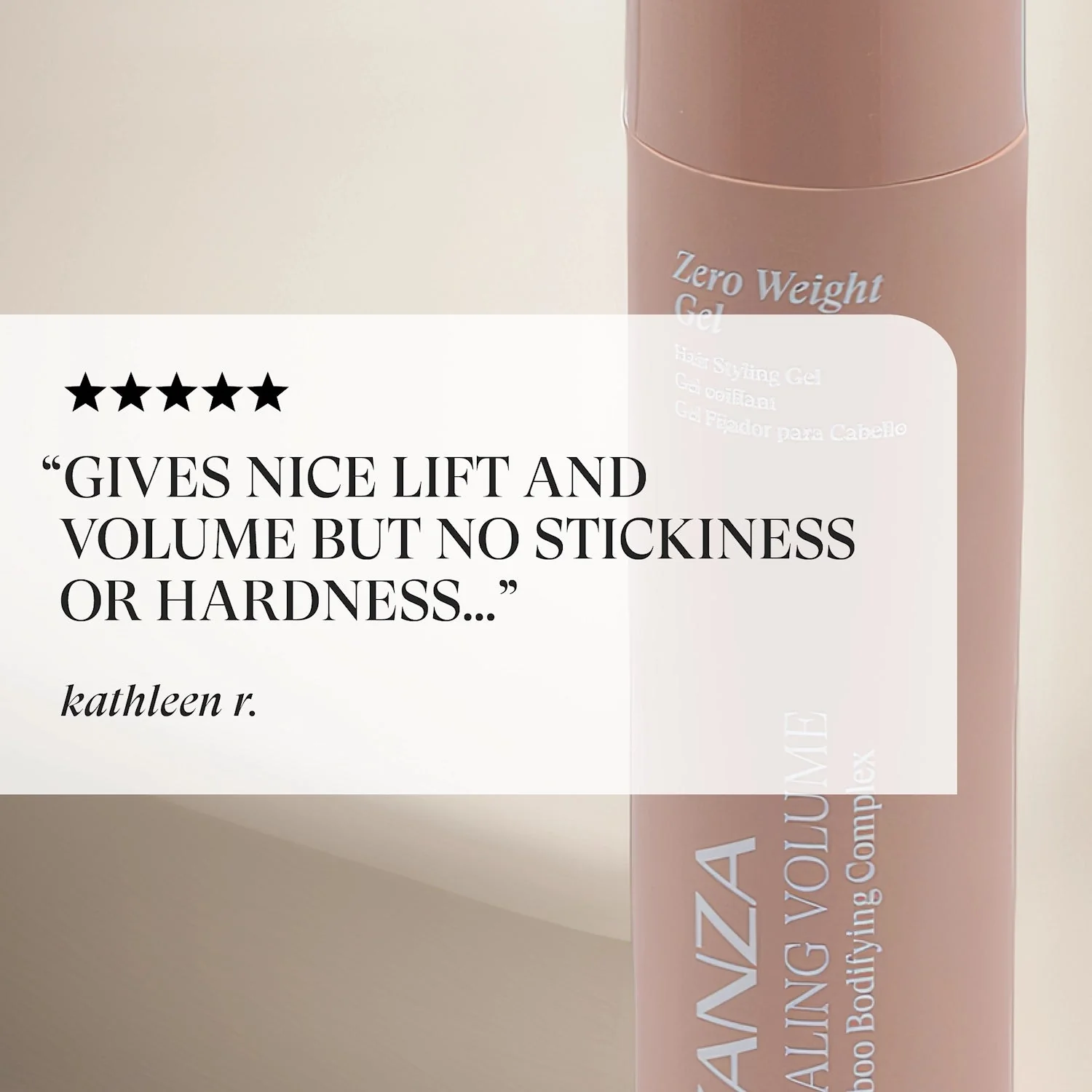 Lanza Healing Zero weight Gel 200ml - Image 4