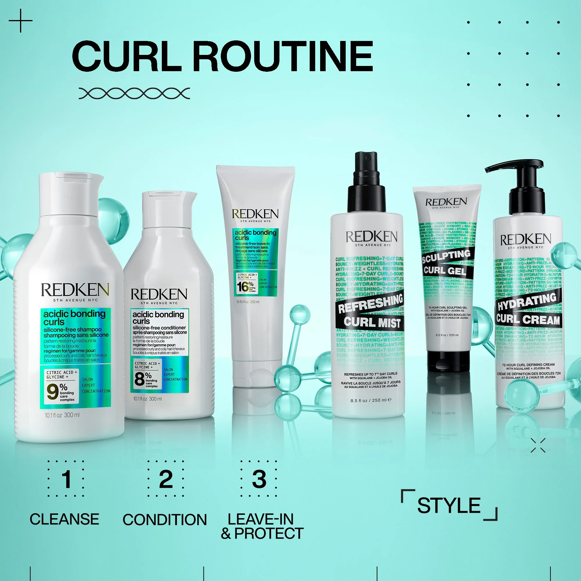 Redken Acidic Bonding Curls Conditioner 300 ml - Image 7