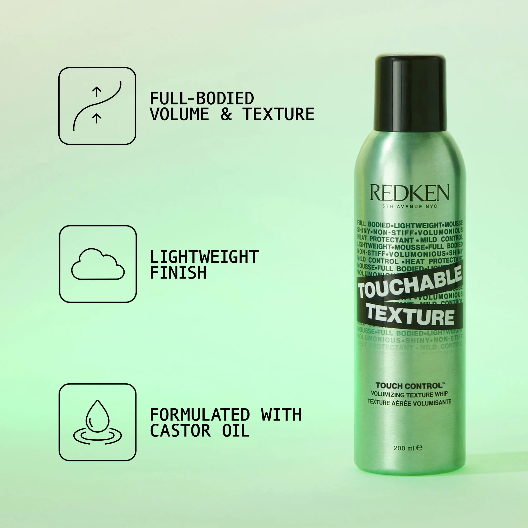 Redken Touchable Texture 200 ml - Image 2