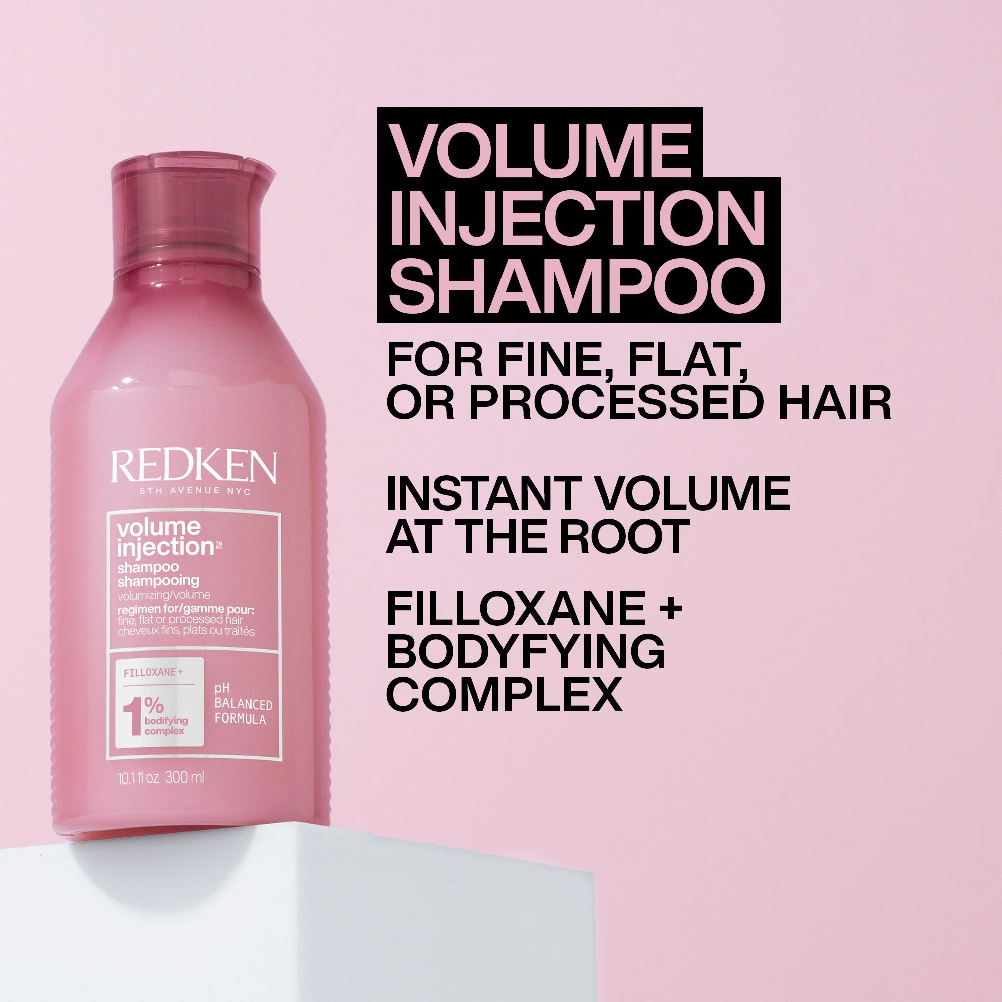 Redken Volum Injection Shampoo 300 ml - Image 2