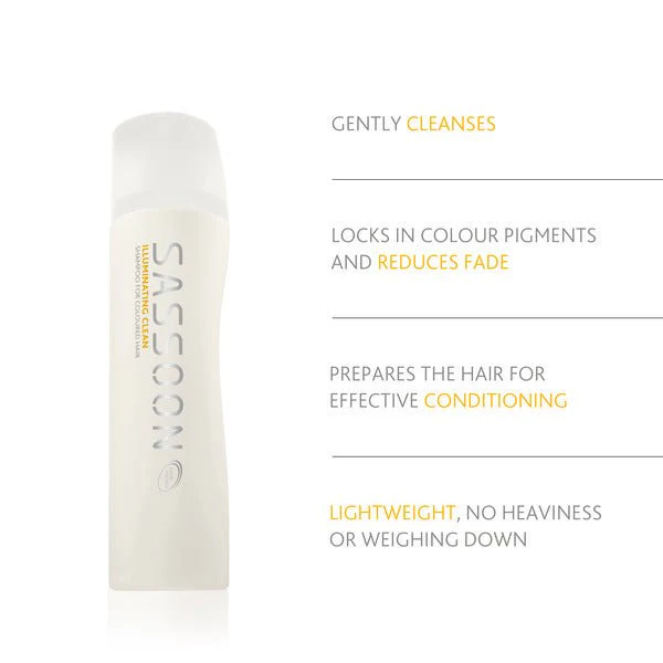 Sassoon Illuminating Clean Shampoo 1000 ml - Image 2