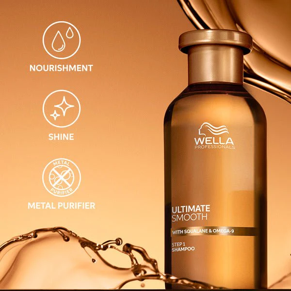Wella Professionals Ultimate Smooth Shampoo 250ml - Image 2